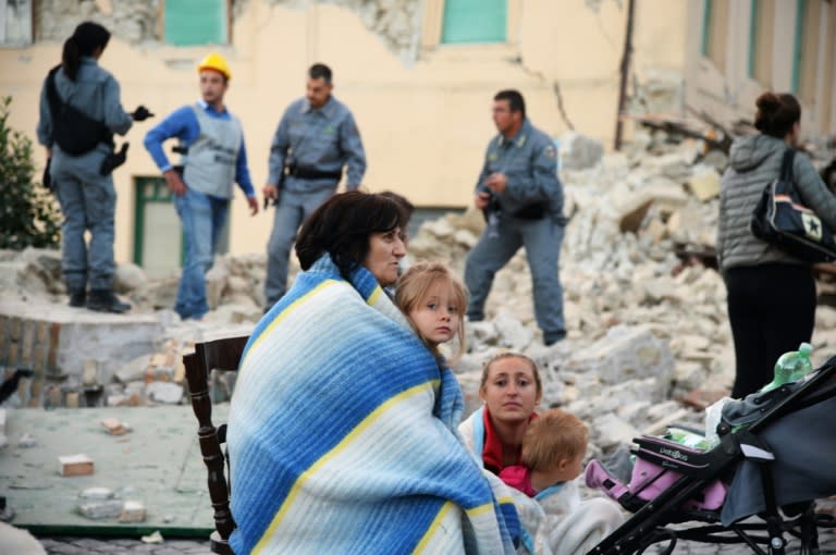 Las imágenes devastadoras del terremoto que ha sacudido el centro de Italia