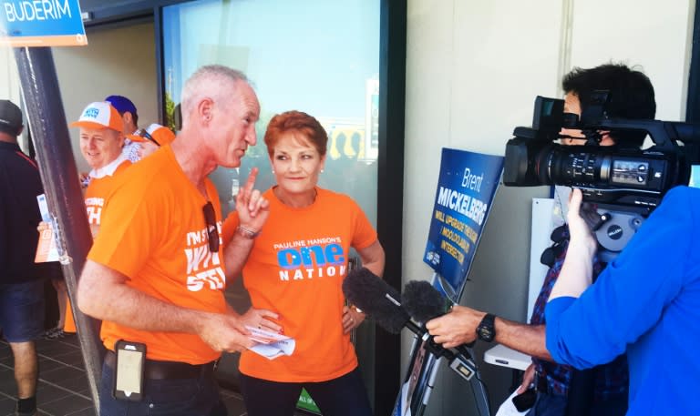 One Nation leader Pauline Hanson has been the beneficiary of voters' disenchantment with mainstream Australian parties