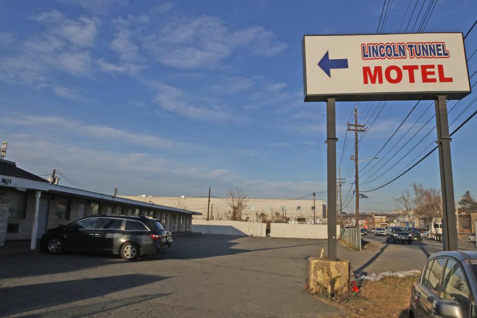 The Lincoln Tunnel Motel. It is co owned by Acosta-Arya and has been recognized for giving rooms to people in need at very low rates, sometimes for free to keep them out of the cold in the winter and heat in the summer. The motel is on Tonnele Ave. in North Bergen, NJ.