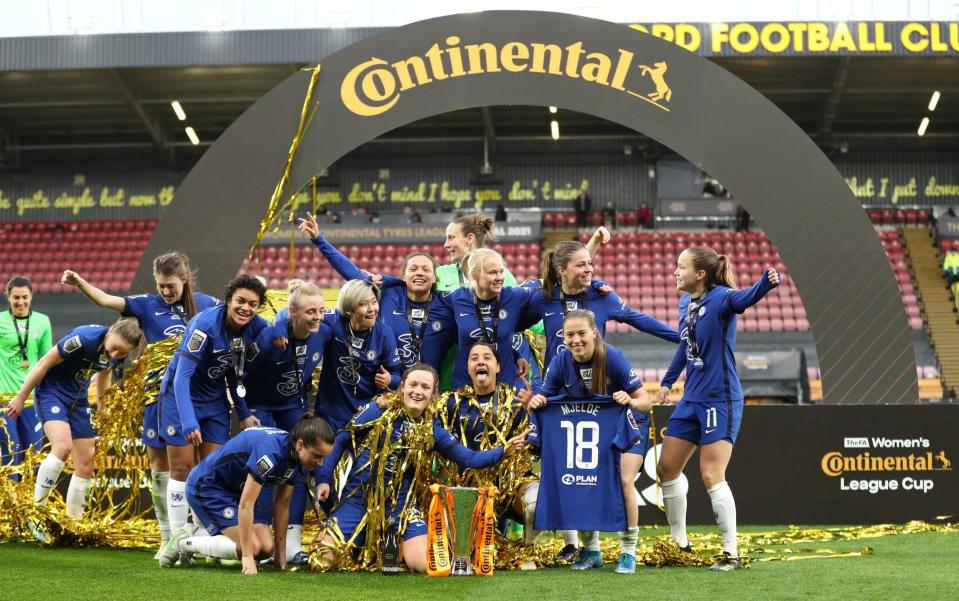 Chelsea and Manchester City avoid each other in Women's Continental Tyres League Cup draw - GETTY IMAGES