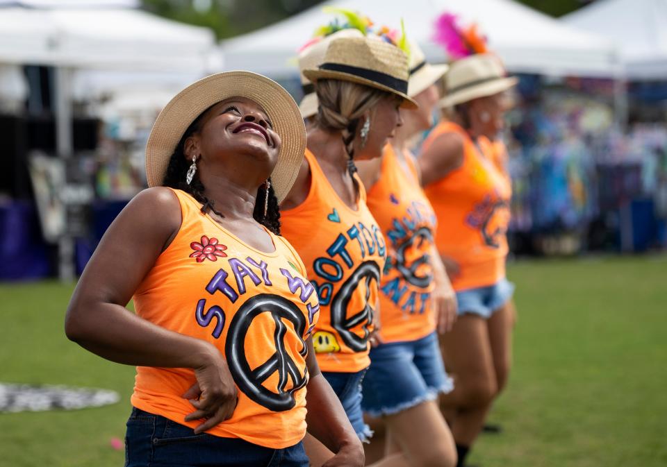 The Calendar Girls perform at the 14th Annual Southwest Florida Peace Day on Sunday, Sept, 19, 2021, in Fort Myers.