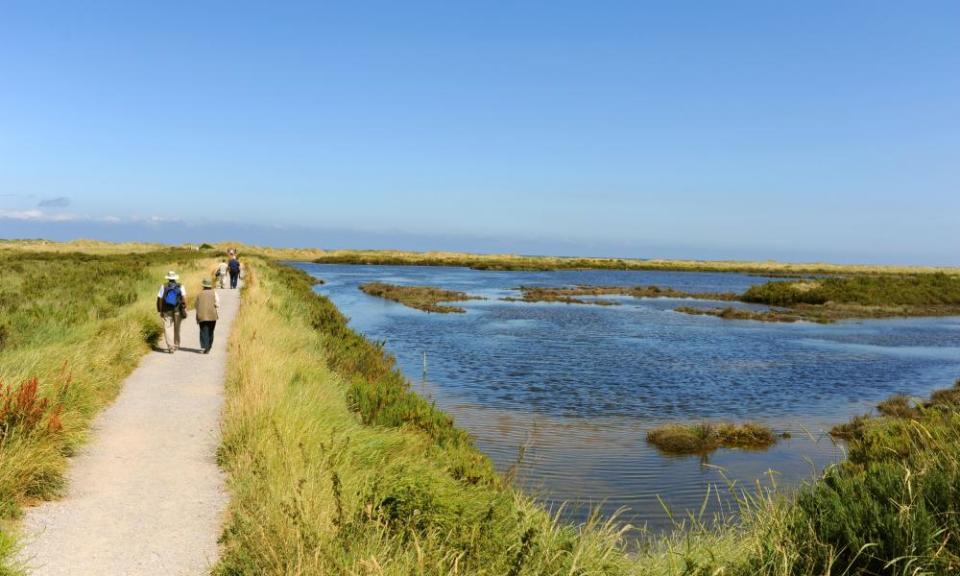 Titchwell Marsh RSPB nature reserve.