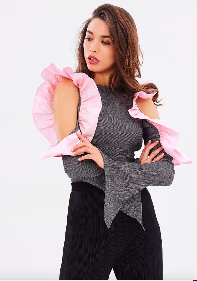 The grey and pink top costs $239.95 on The Iconic's website. Photo: The Iconic