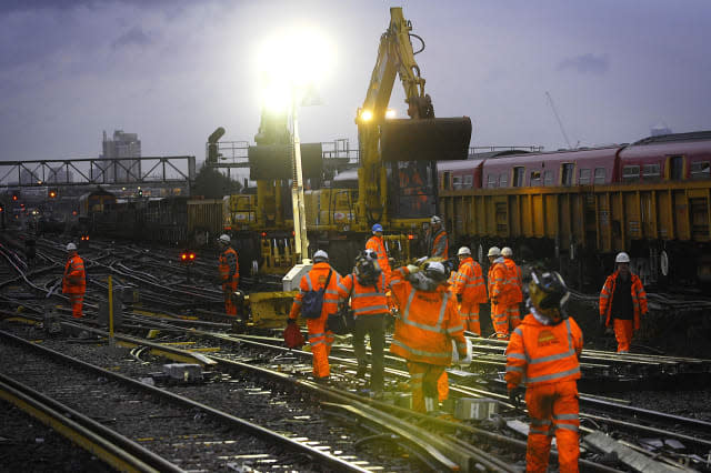 Rail engineering works over Christmas