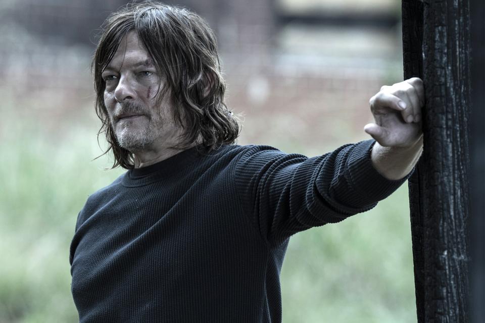 Norman Reedus as Daryl Dixon - The Walking Dead _ Season 11, Episode 15 - Photo Credit: Jace Downs/AMC