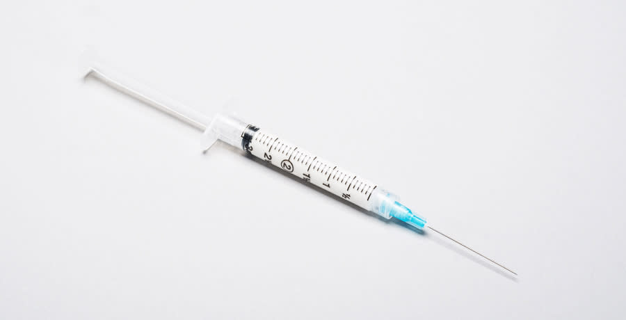 Prepared syringe of cabotegravir,. (ViiV Healthcare)