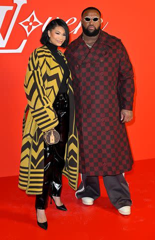 <p>Kristy Sparow/Getty</p> Chanel Iman and Davon Godchaux