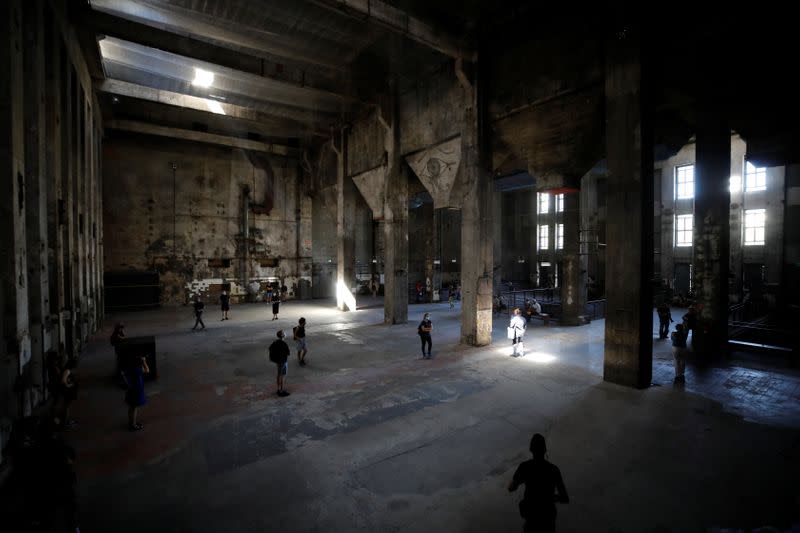 The sound installation "Eleven songs" is seen in the Berghain Club in Berlin