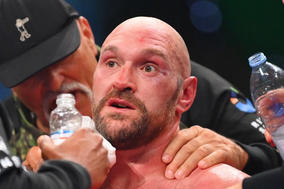 Tyson Fury has had to postpone his fight with Oleksandr Usyk (Getty Images)