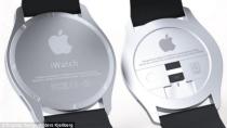 <p>The rear view of Anders Kjellberg's iWatch design reveals the space where users would insert their SIM card under the back plate.</p> <p>For more designs by Kjellberg, visit: <a href="http://dogday-design.se/?portfolio=iwatch" rel="nofollow noopener" target="_blank" data-ylk="slk:http://dogday-design.se/?portfolio=iwatch;elm:context_link;itc:0;sec:content-canvas" class="link ">http://dogday-design.se/?portfolio=iwatch</a></p>