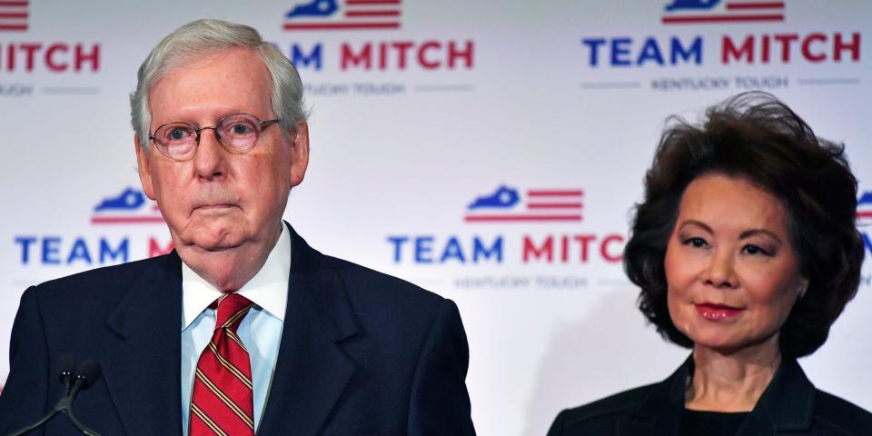 Mitch McConnell; Elaine Chao