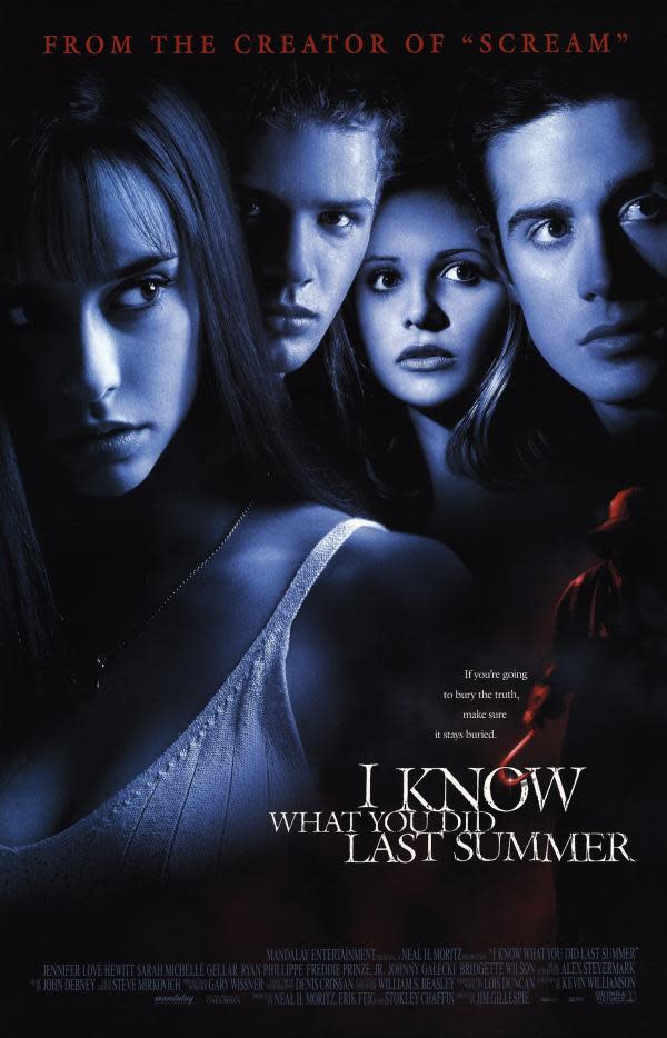 Poster oficial de 'I know what you did last summer'