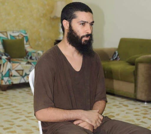 An undated photo released by the Iraqi judiciary on January 23, 2018, shows Belgian jihadist Tarik Jadaoun