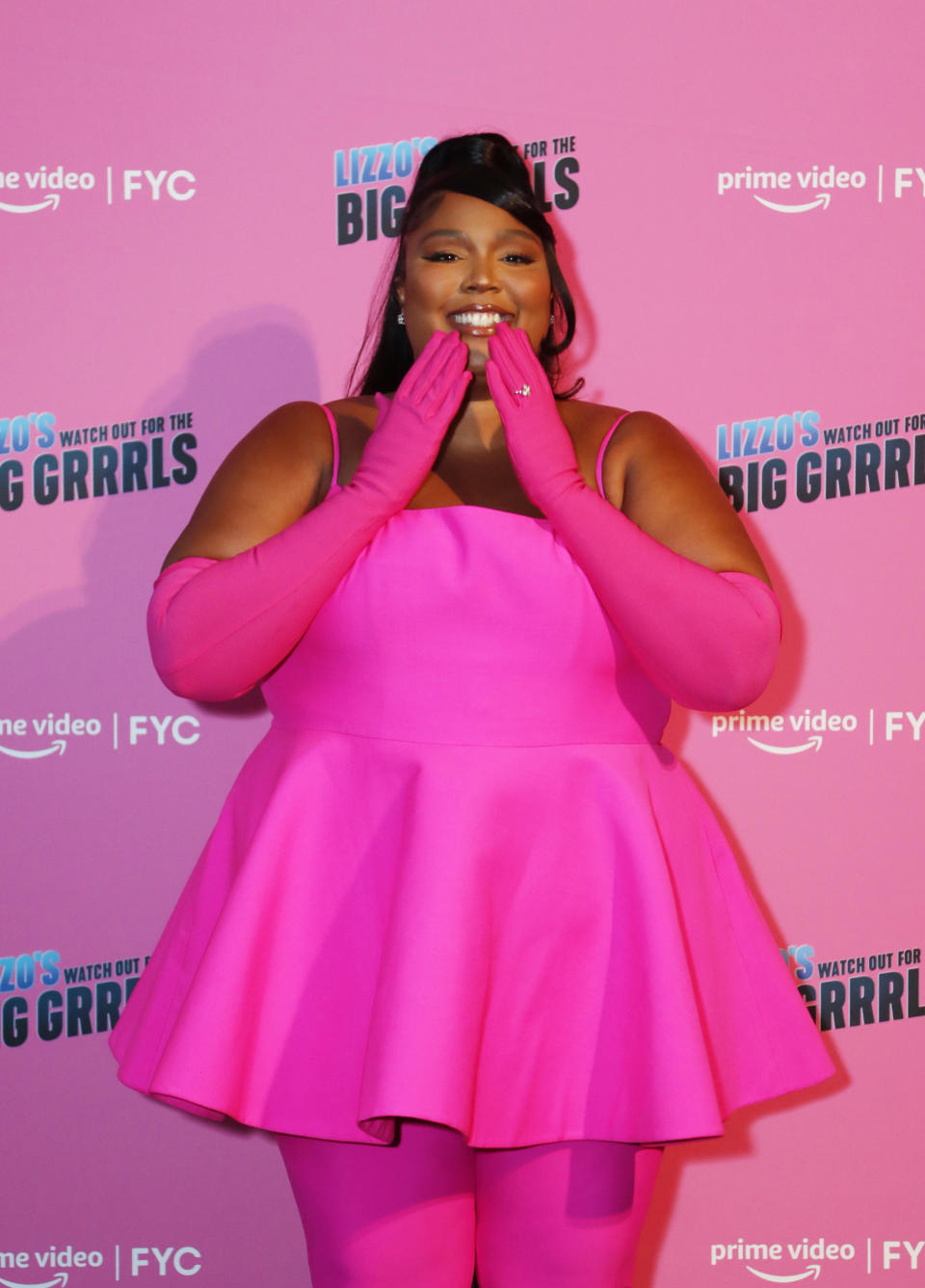 Lizzo attends Prime Videos Lizzos Watch Out For The Big Grrrls official FYC screening