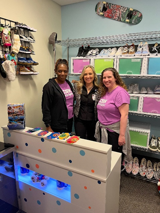 Children’s Specialized Hospital opened the CSH Marketplace within its New Brunswick inpatient hospital facility in March. Pediatric patients and their families who visit the Marketplace can receive personal care items, clothing and toys as needed at no cost.