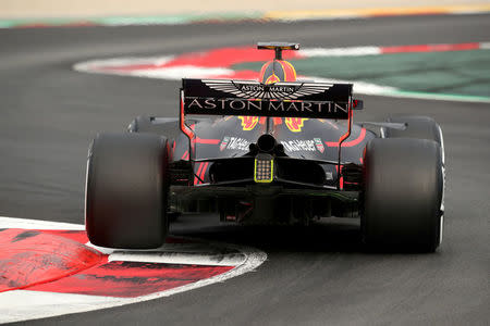 FILE PHOTO: F1 Formula One - Formula One Test Session - Circuit de Barcelona-Catalunya, Montmelo, Spain - February 27, 2018. Max Verstappen of Red Bull Racing during testing. REUTERS/Albert Gea/File photo