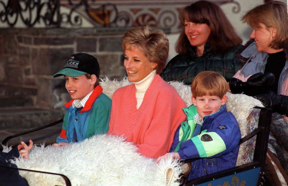 Like any other mum, Diana treated Wills and Harry's to Macca's occasionally. Photo: Getty