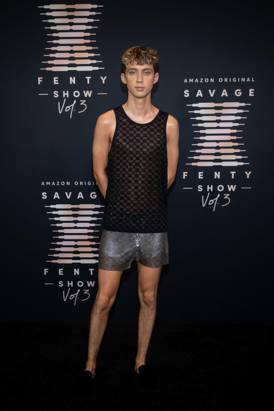 Troye Sivan attends the premiere of Savage x Fenty Vol 3.