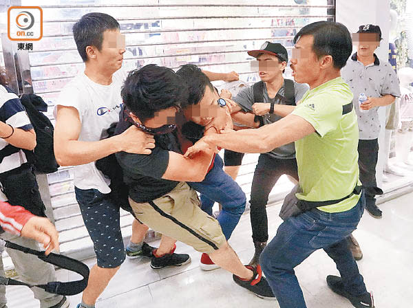 九龍灣淘大商場在上周末發生暴力打鬥事件。