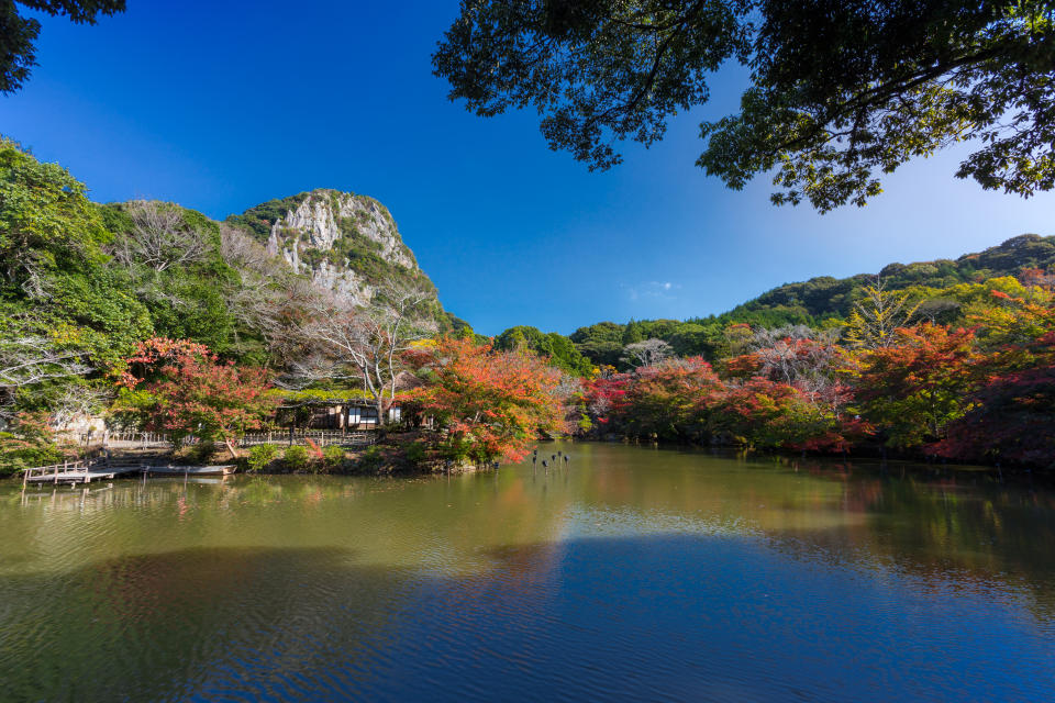 Mifuneyama Rakuen Garden in Saga, Japan. (Photo: Getty Images)