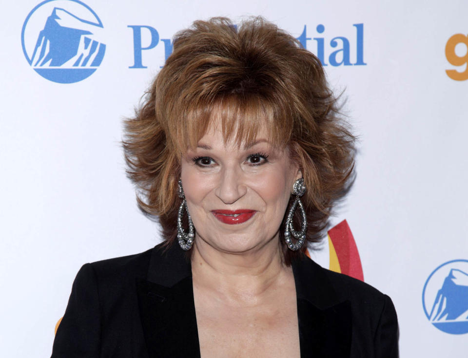 FILE - In this March 13, 2010 file photo, TV personality Joy Behar attends the 21st annual GLAAD Media Awards in New York. Current TV says Joy Behar will soon be joining the network to host a prime-time talk show. Behar, whose nightly program on cable channel HLN ended last December, will return with a show on Current in September, the network announced Monday. It will originate Monday through Thursday at 6 p.m. Eastern time. (AP Photo/Peter Kramer, file)