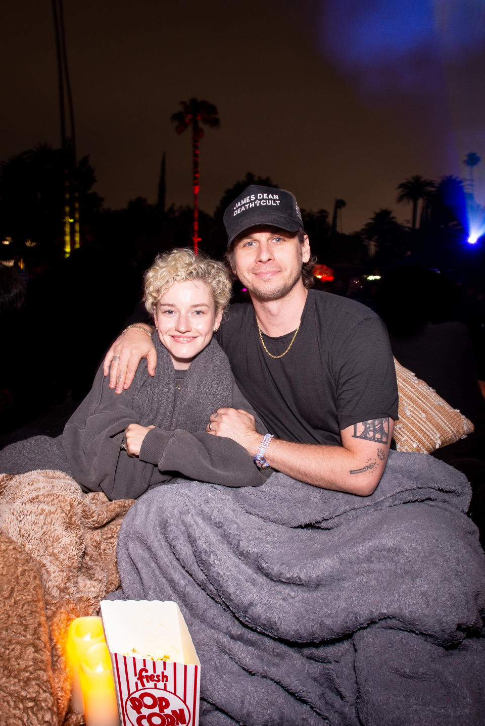 Julia Garner and Mark Foster.