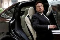 FILE PHOTO: Tesla's CEO Elon Musk in Beijing