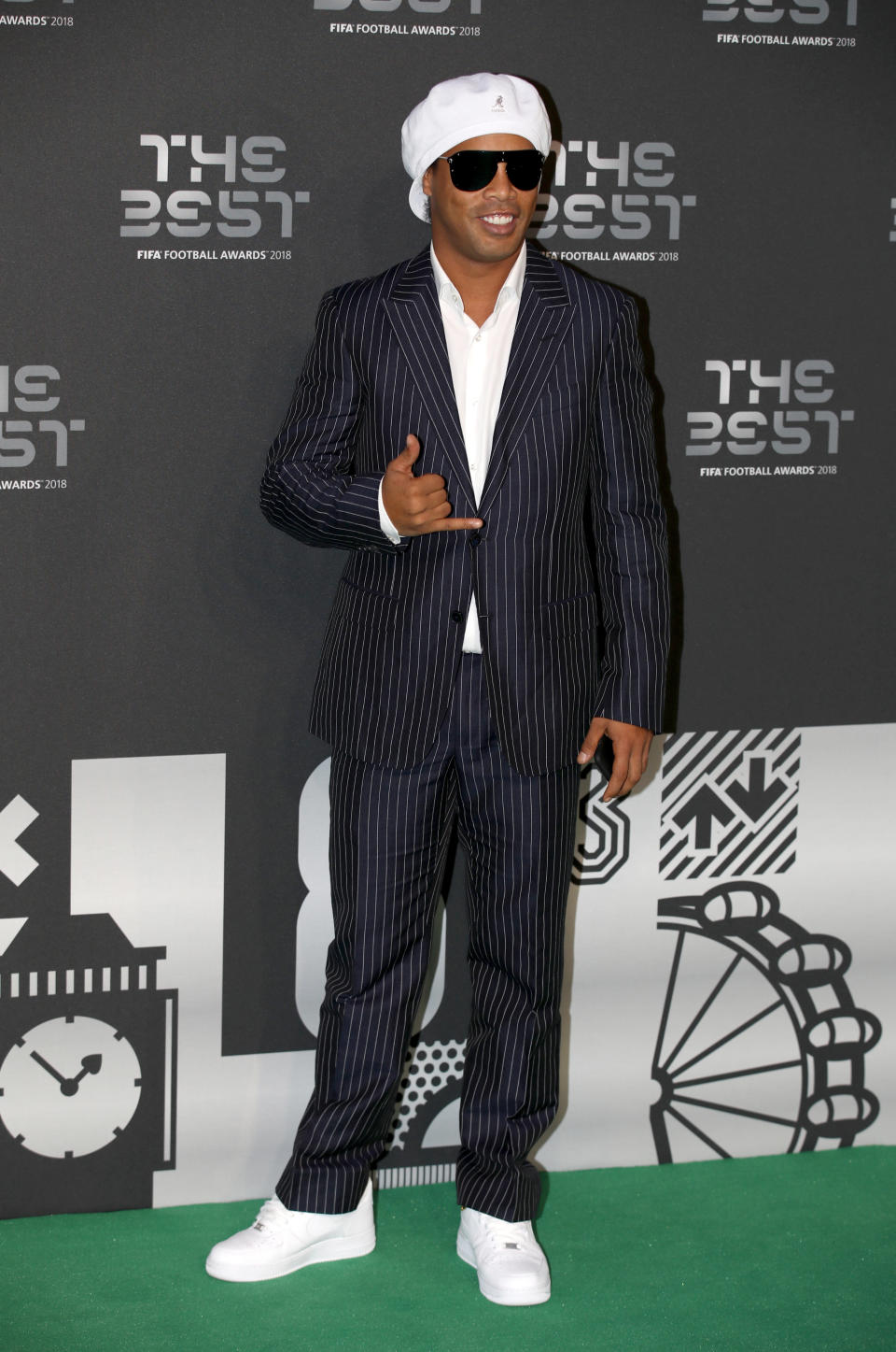 Ronaldinho arrive for the Best FIFA Football Awards 2018 at the Royal Festival Hall, London.