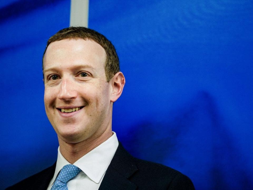 Meta Mark Zuckerberg, self-made billionaire.