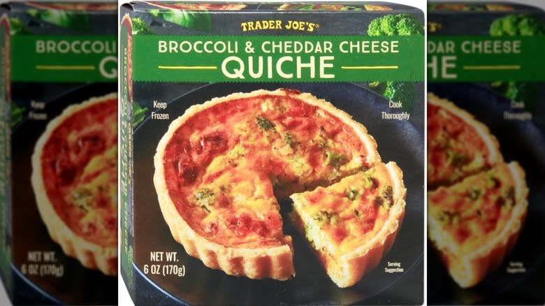 broccoli and cheddar cheese quiche