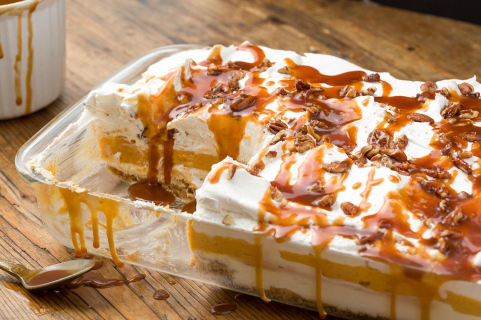 <p>If you want to add a dessert to your Halloween menu this year that <em>doesn't </em>come in a candy wrapper, these festive cheesecakes are ghoulishly good. For even more Halloween sweets ideas, check out these <a rel="nofollow noopener" href="https://www.delish.com/holiday-recipes/halloween/g1156/halloween-cake-recipes/" target="_blank" data-ylk="slk:spooky Halloween cakes;elm:context_link;itc:0;sec:content-canvas" class="link ">spooky Halloween cakes</a>.</p>