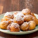 <p>Beignets buried in powdered sugar are worth the trip to New Orleans alone. Tide yourself over with these equally drool-worthy homemade ones. </p><p>Get the <strong><a href="https://www.delish.com/cooking/recipe-ideas/a19464801/easy-beignets-recipe/" rel="nofollow noopener" target="_blank" data-ylk="slk:Easy Beignets recipe;elm:context_link;itc:0;sec:content-canvas" class="link ">Easy Beignets recipe</a> </strong>from Delish. </p>