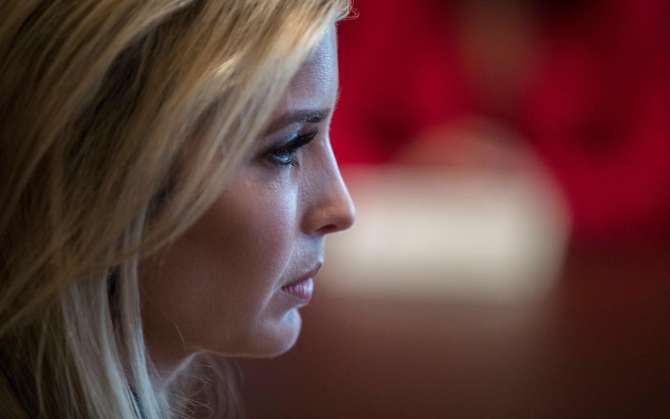 Ivanka Trump participates in a roundtable discussion on advancement of women entrepreneurs and business leaders in the Cabinet Room of the White House in Washington, DC, USA, 13 February 2017 - Credit: EPA