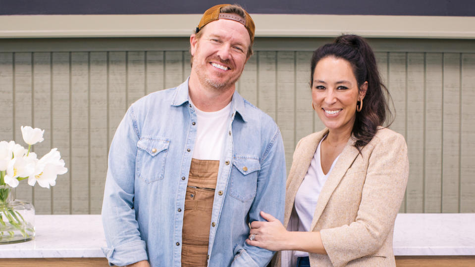 Chip and Joanna Gaines portrait, as seen on Silos Baking Competition, Season 1. - Credit: Rob Pryce