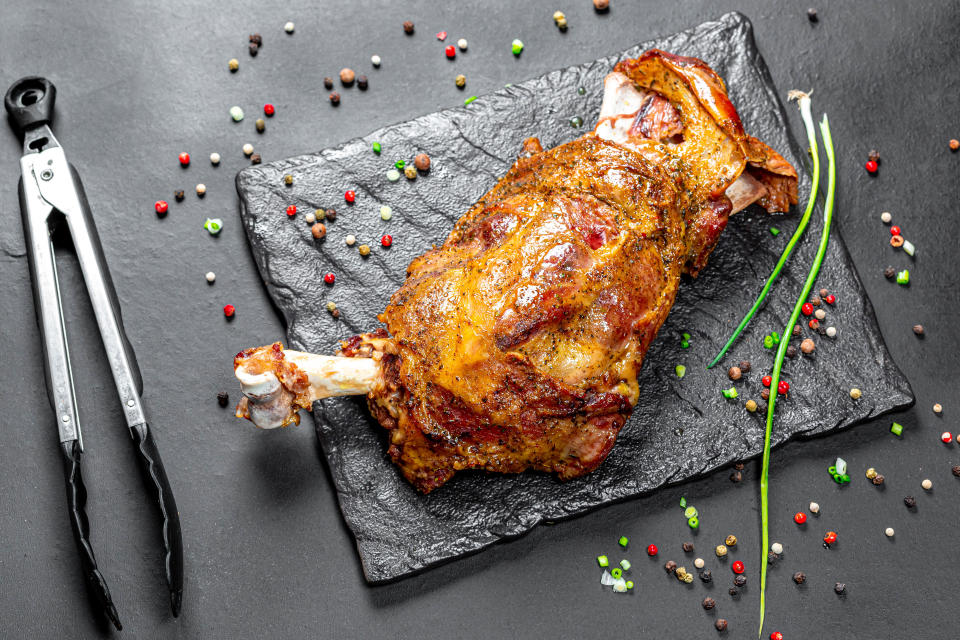 A tender, juicy roasted leg of lamb is among the Easter dinner options at The Refectory.