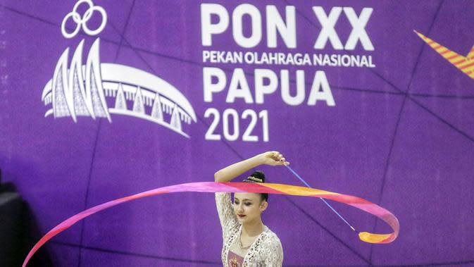 Keberhasilan Sutjiati merebut tiga medali di PON XX Papua sungguh luar biasa. Pasalnya Sutjiati yang sebelumnya tinggal dan lahir di Amerika Serikat baru menetap di Lampung selama dua setengah tahun. (PB PON XX PAPUA/ R. Berto Wedhatama)