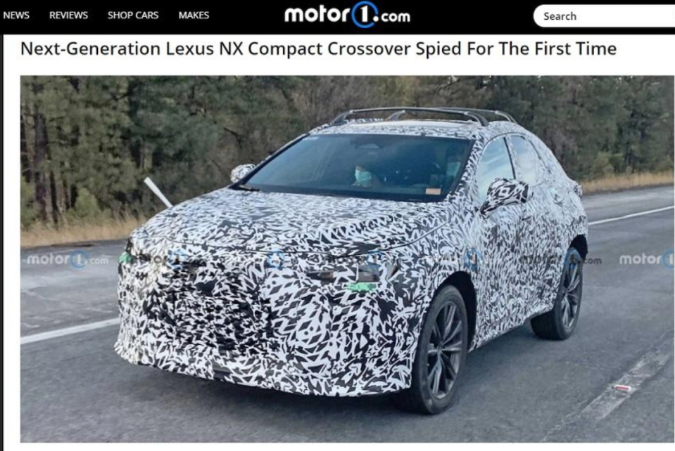 新一代 Lexus NX 除了外型跑格化外，內室空間將獲得提升。