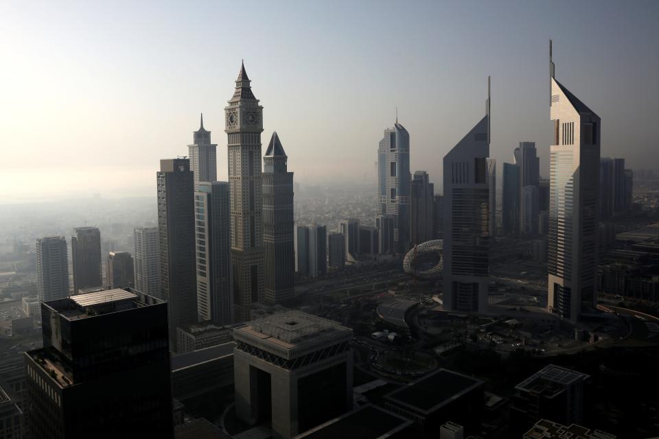 A general view of Dubai International Financial Centre (DIFC) among high-rise towers in Dubai, United Arab Emirates June 18, 2019. Picture taken June 18, 2019.