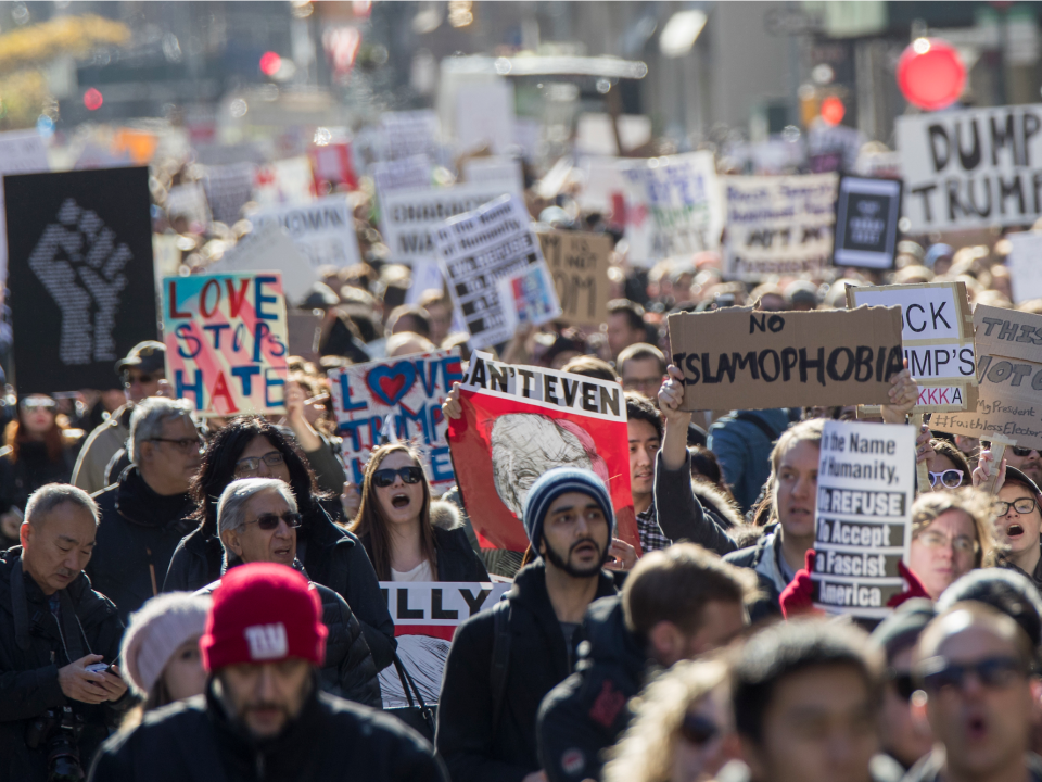 trump protest