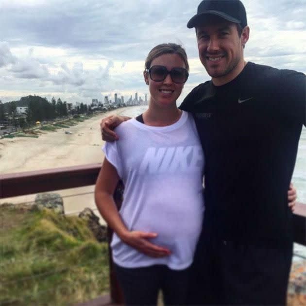 The couple are expecting their first baby. Source: Instagram