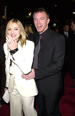 Madonna with hubby Guy Ritchie at the Los Angeles premiere of his movie Snatch (1/18/2001) Photo by Steve Granitz/WireImage.com