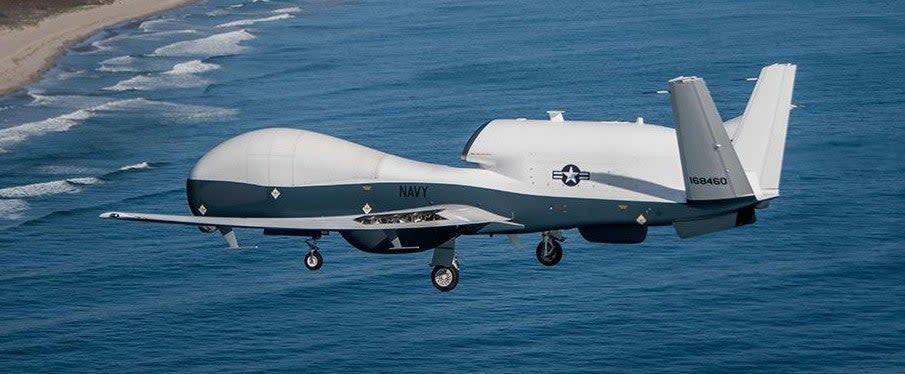 A U.S. Navy MQ-4C Triton drone. <em>USN</em>