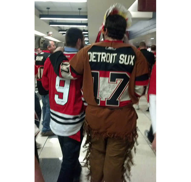 Jersey Fouls: Koval-suck; Blackhawks' 17 seconds; sinking in the