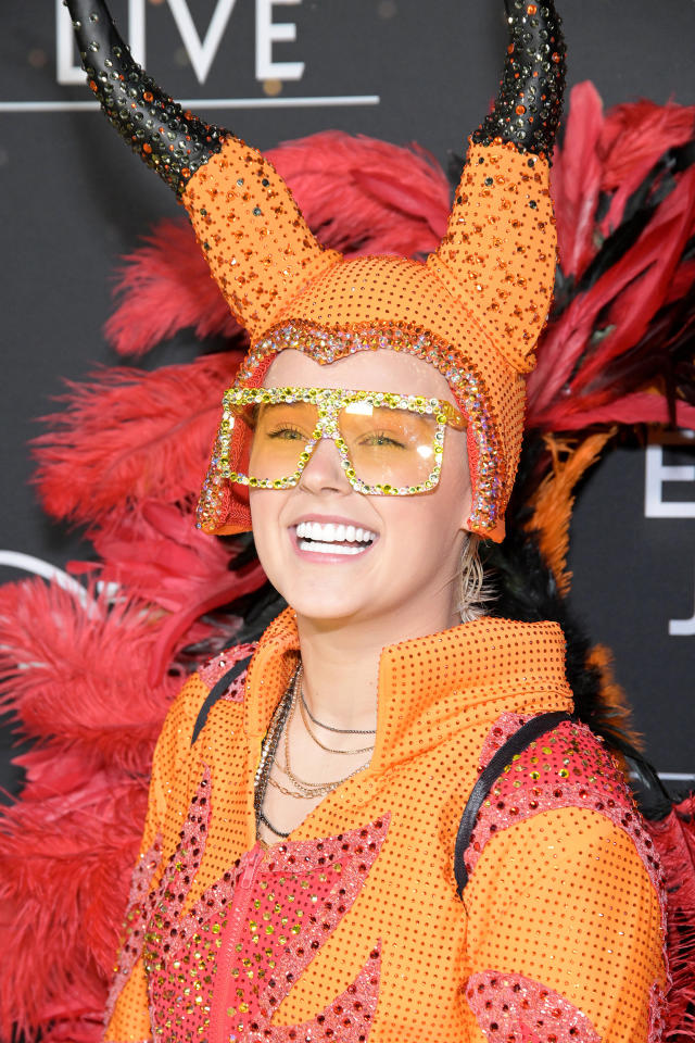 JoJo Siwa Rocks Fiery Look for Elton John's Dodger Stadium Concert