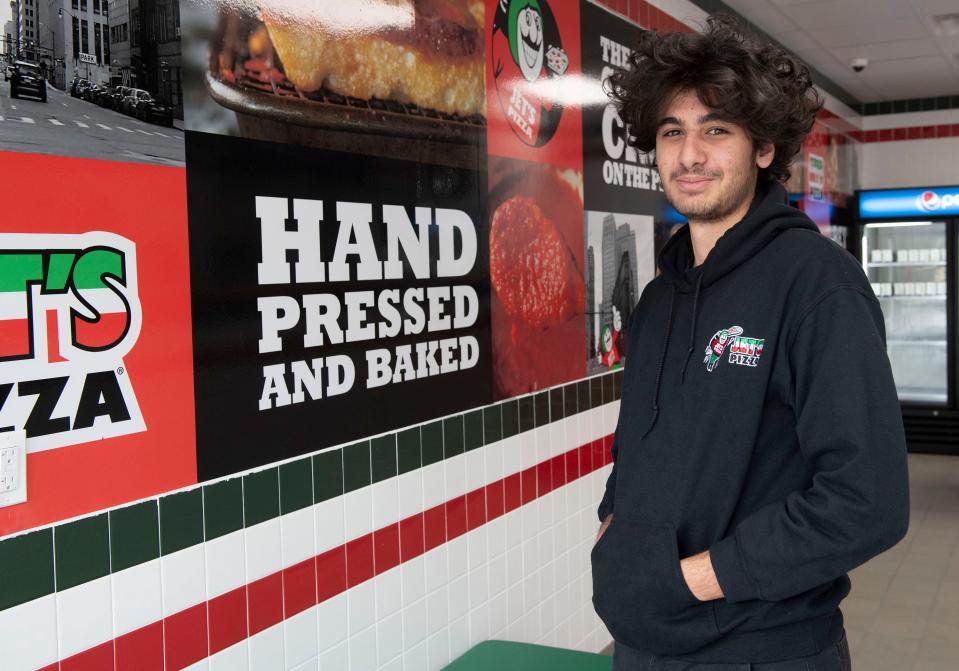 Jet's Pizza assistant manager Joshua Bastajian is ready to bring the hand-pressed deep dish-style pizza to the Pensacola area market. Jet's is scheduled to open in Pensacola in early January 2024.