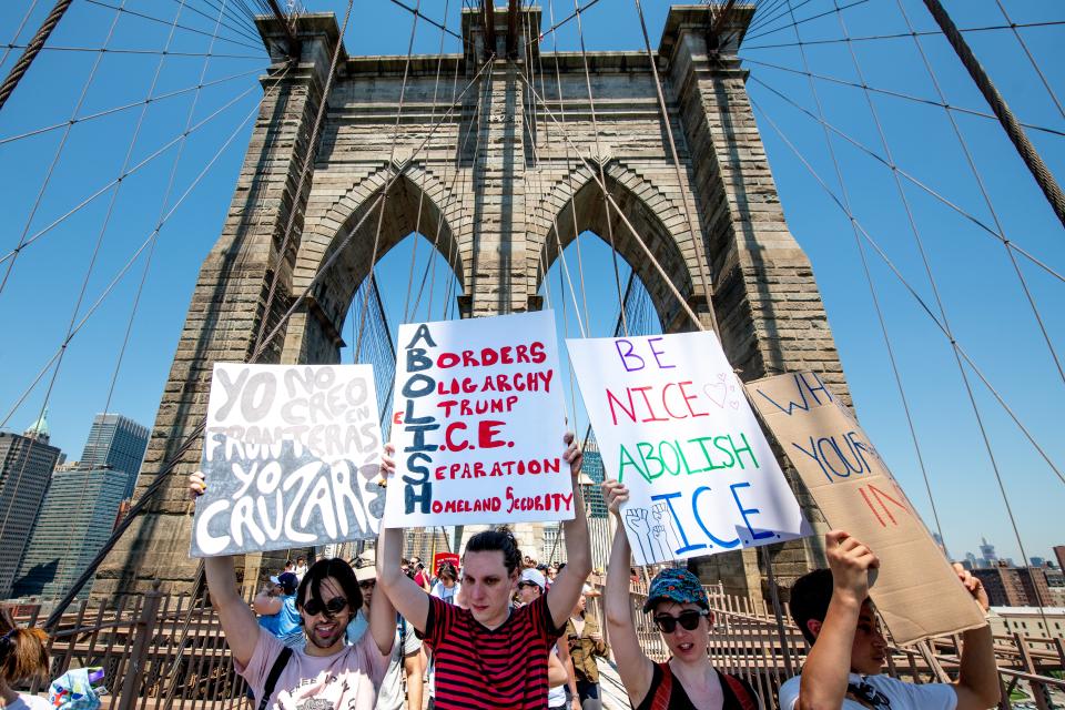 Glamour.com rounded up some of the most powerful signs from the Families Belong Together marches on Saturday.