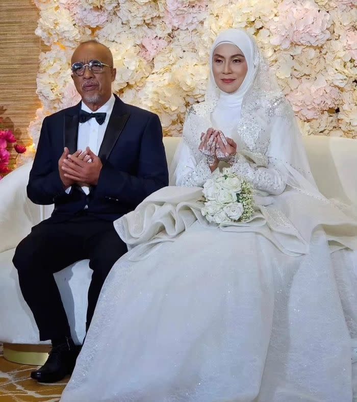 Angeline recently tied the knot with Sabri Yunus