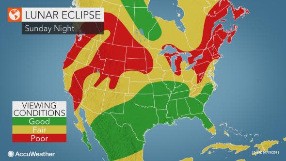 lunar eclipse viewing conditions