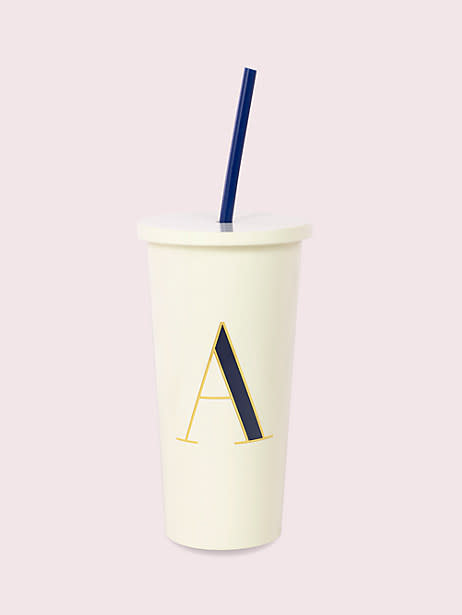 Kate Spade It's Personal Initial Tumbler