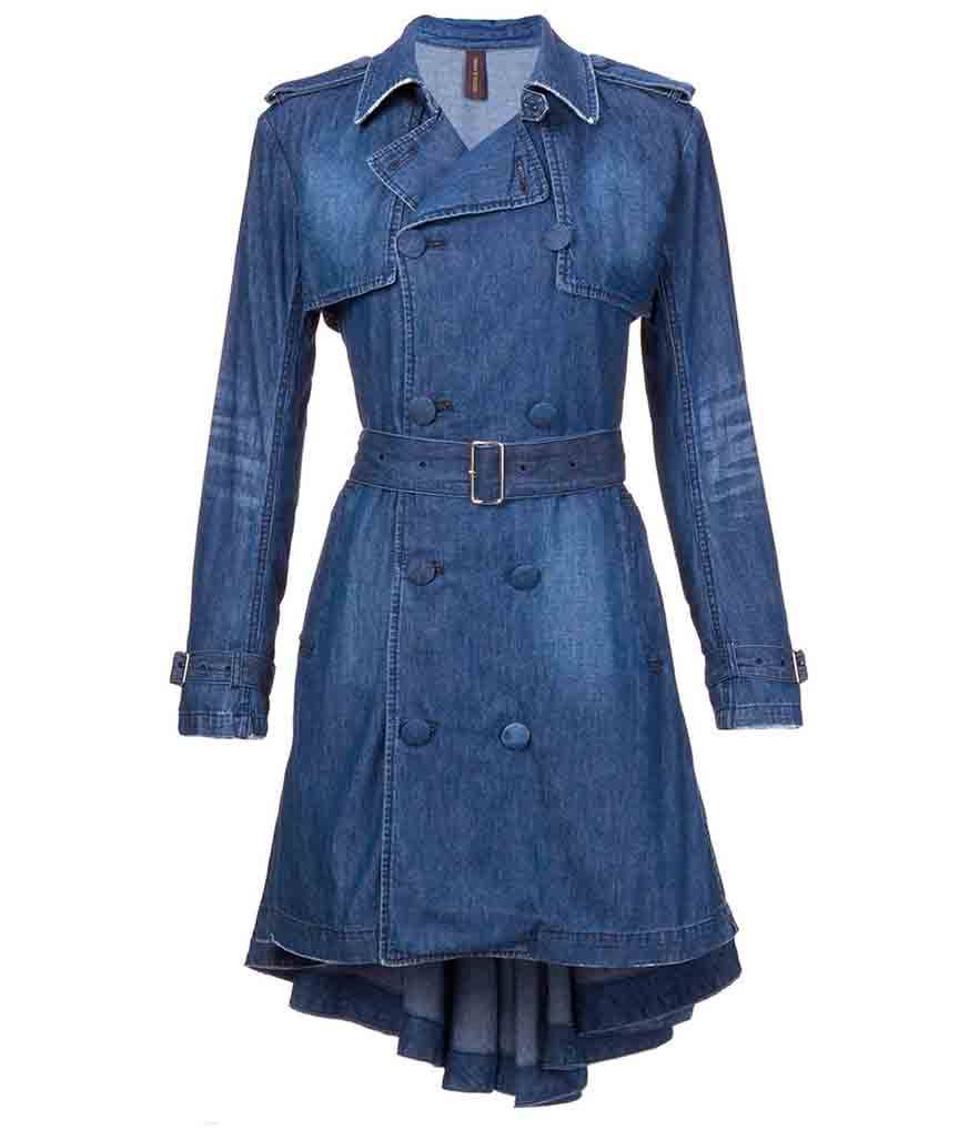 Mihara Yasuhiro Denim Trench Coat